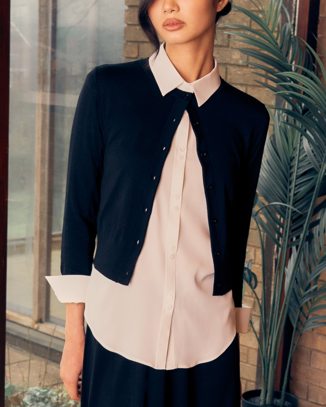 Knit Cardigan in Silk