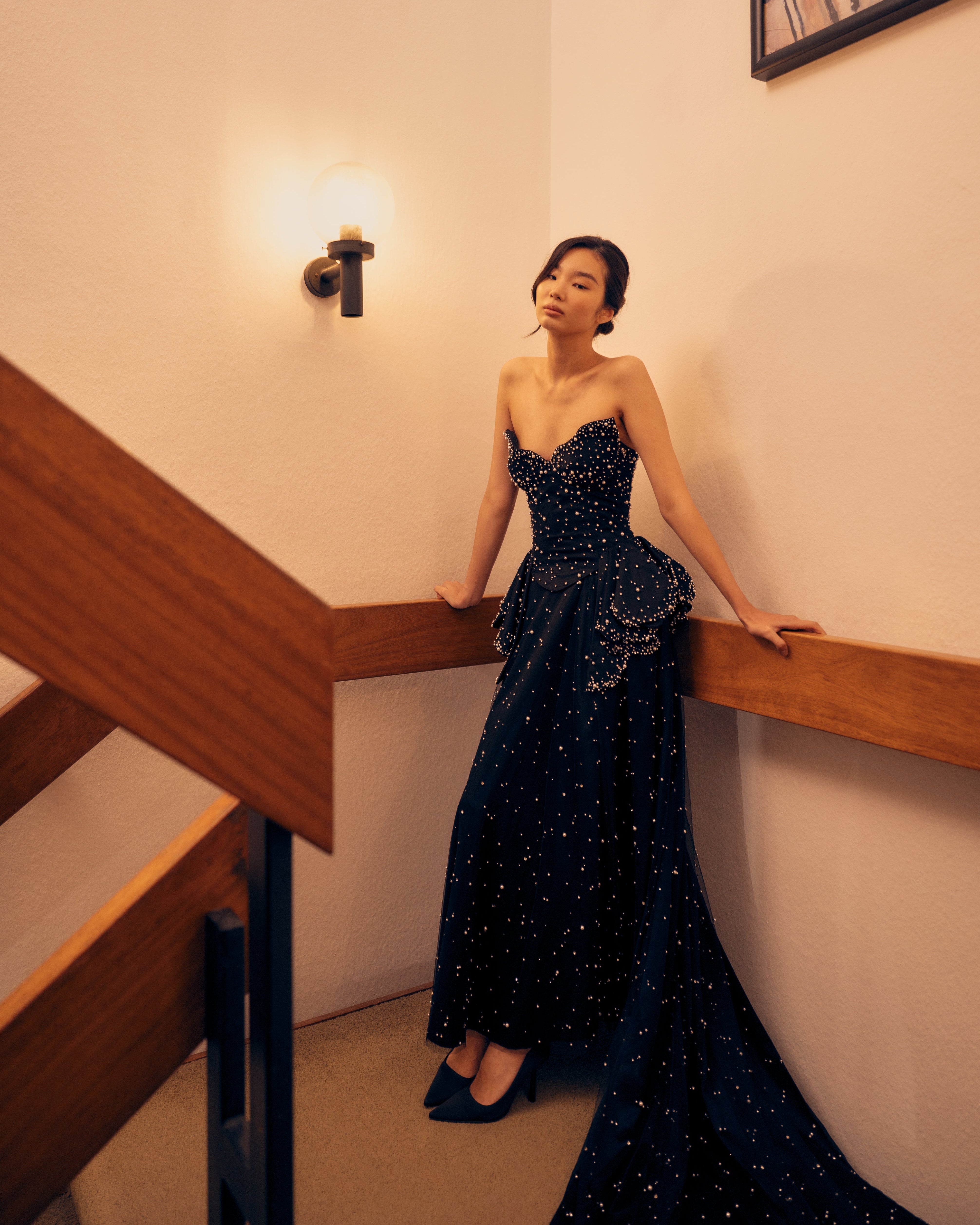 Starry Night Skirt in Silk