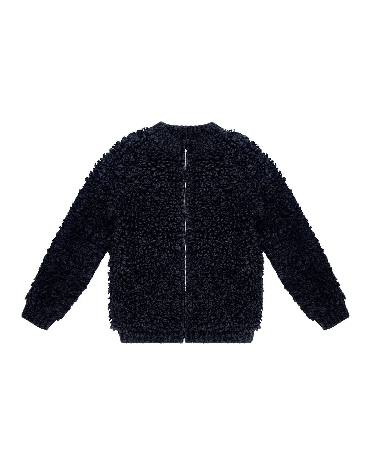 Black Sheep Zip-Up in Wool