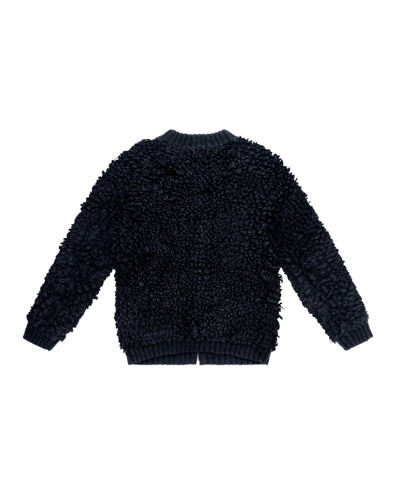 Black Sheep Zip-Up in Wool