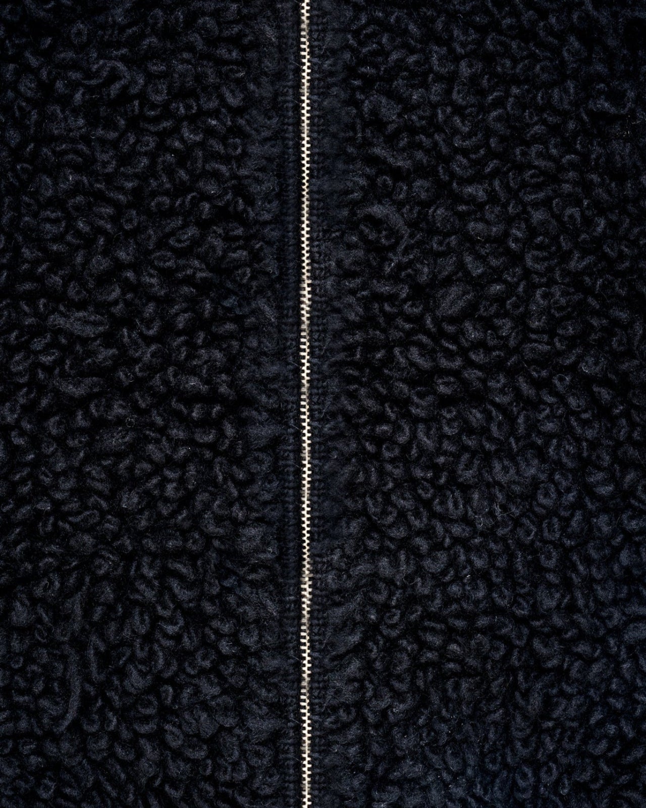Black Sheep Zip-Up in Wool