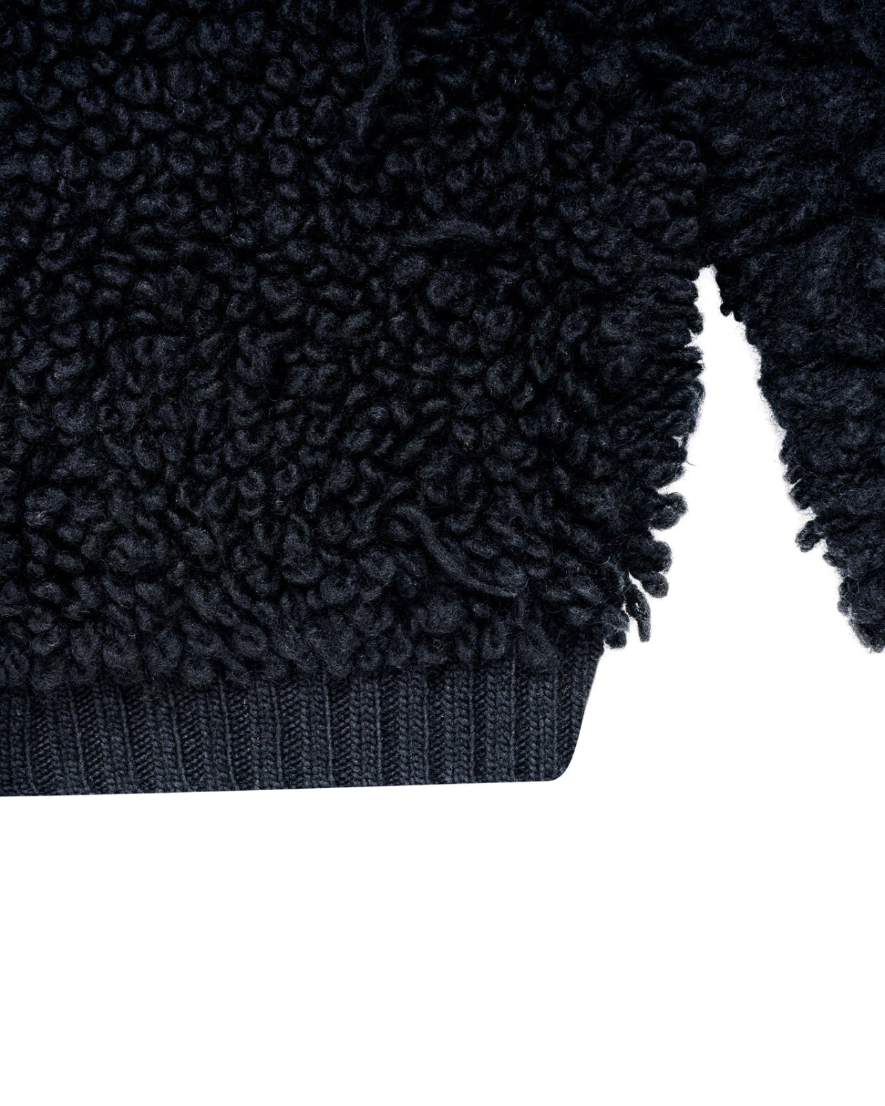 Black Sheep Zip-Up in Wool