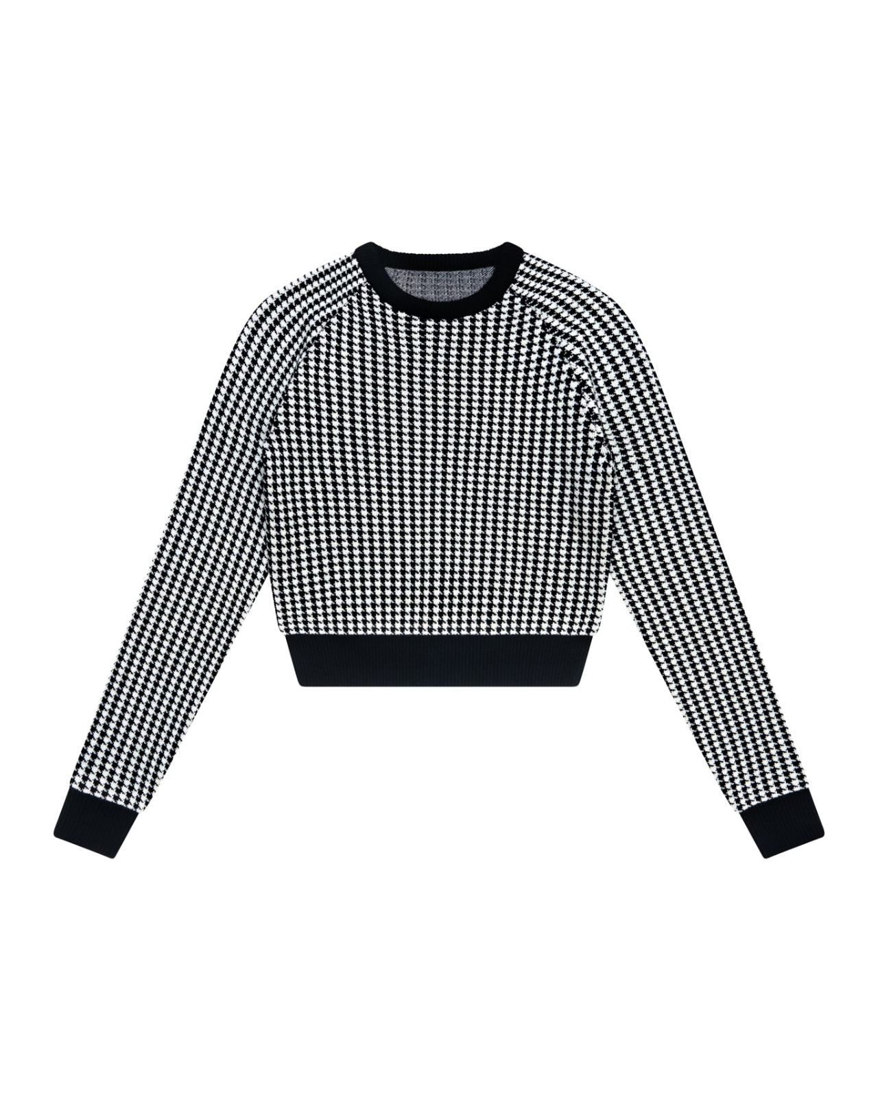 Houndstooth Jumper in Wool