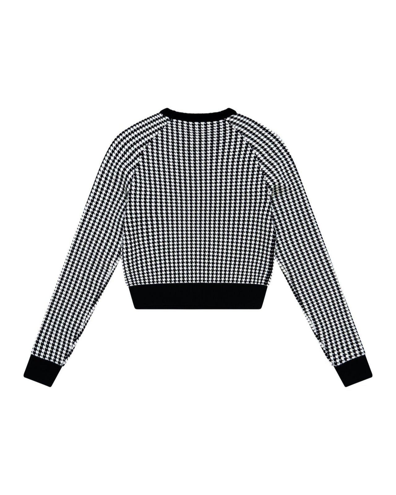 Houndstooth Jumper in Wool