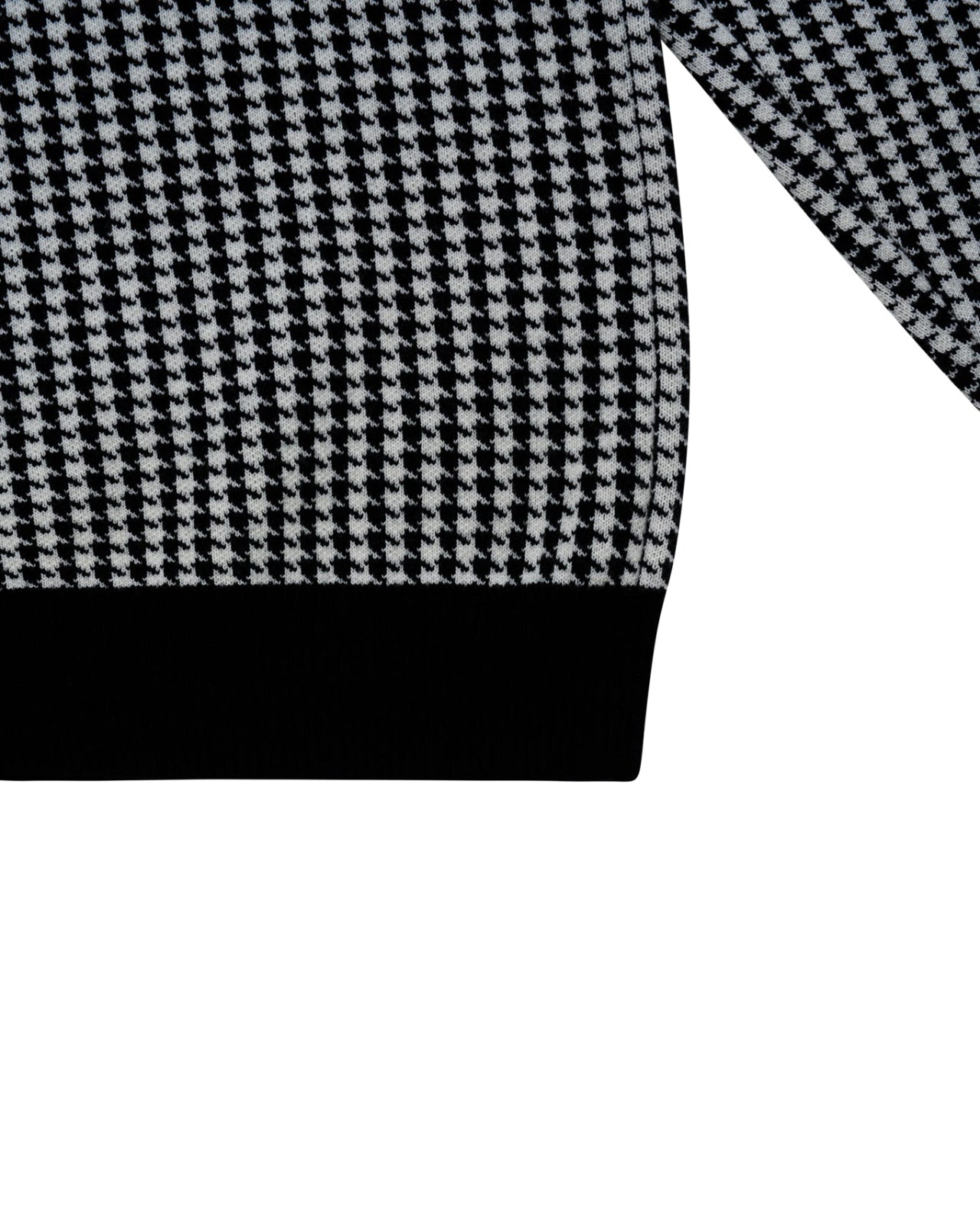 Houndstooth Jumper in Wool