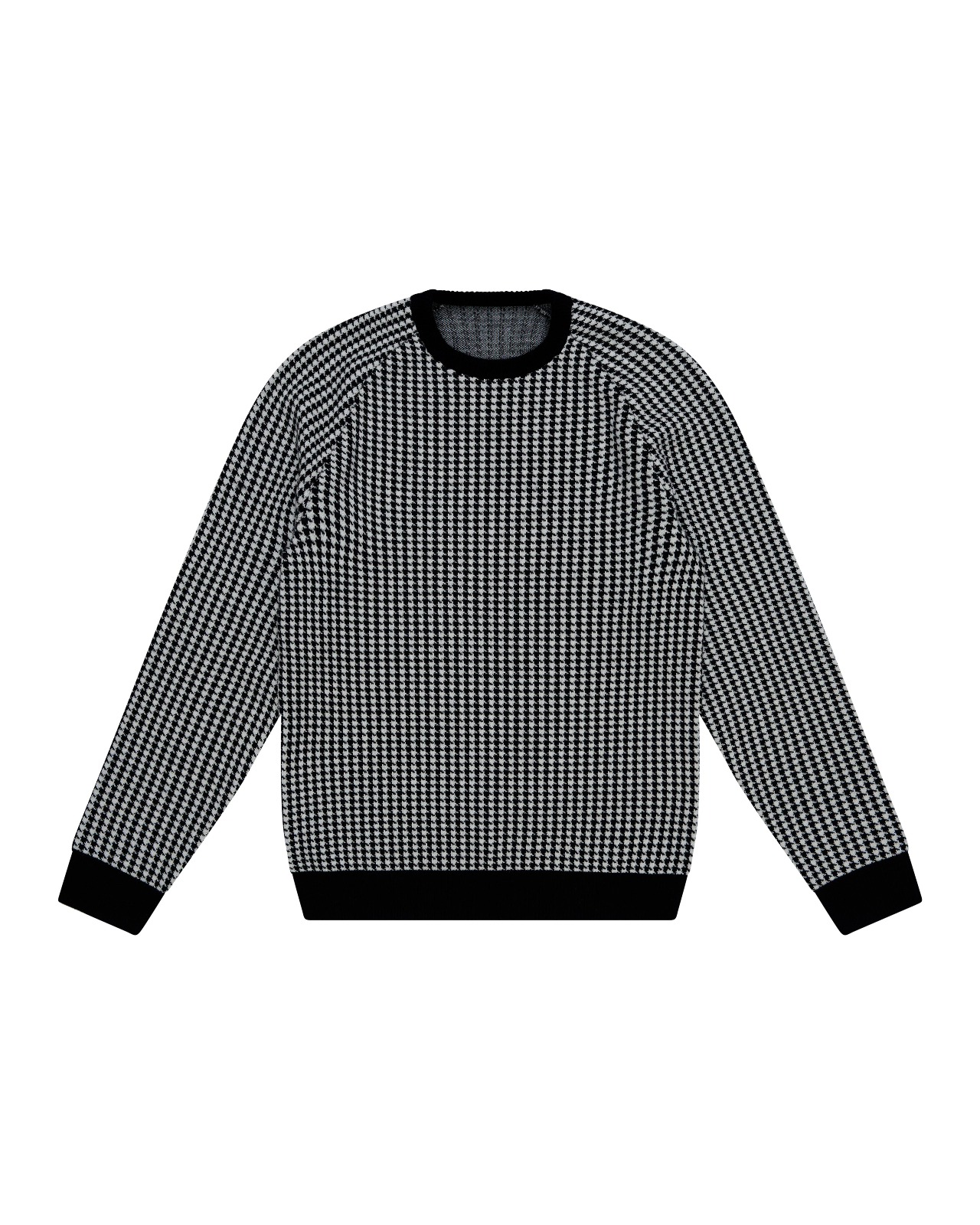 Houndstooth Jumper in Wool