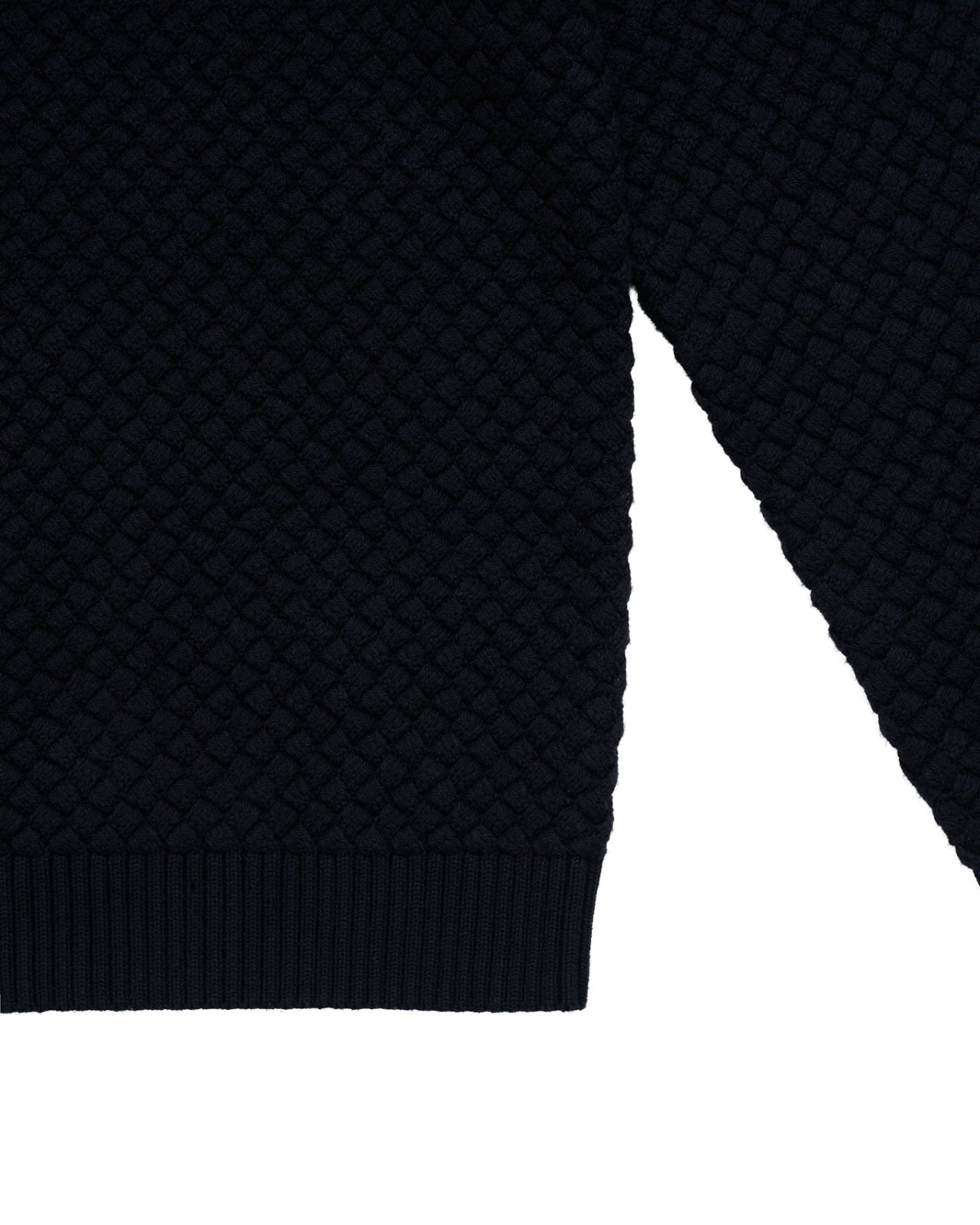 Lattice Weave Jumper in Wool
