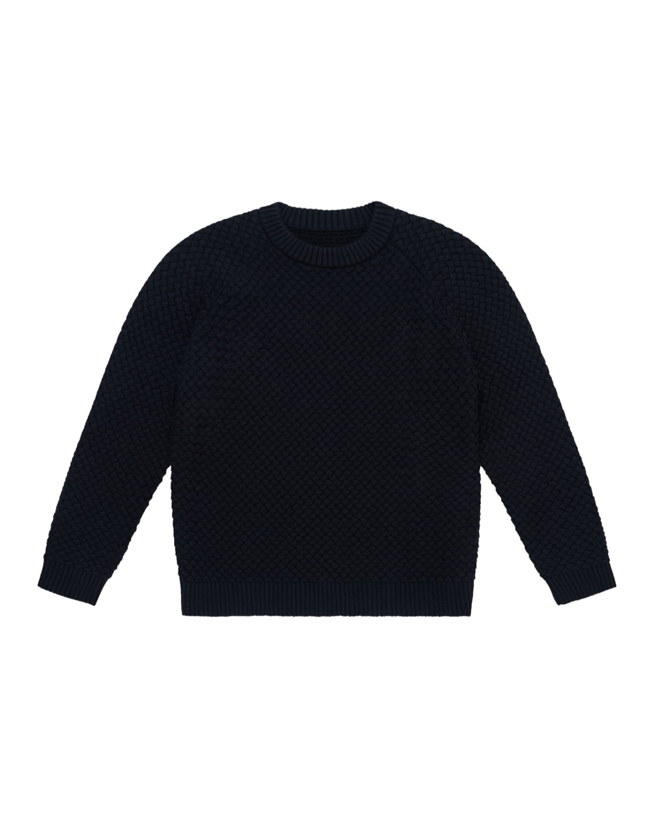 Lattice Weave Jumper in Wool