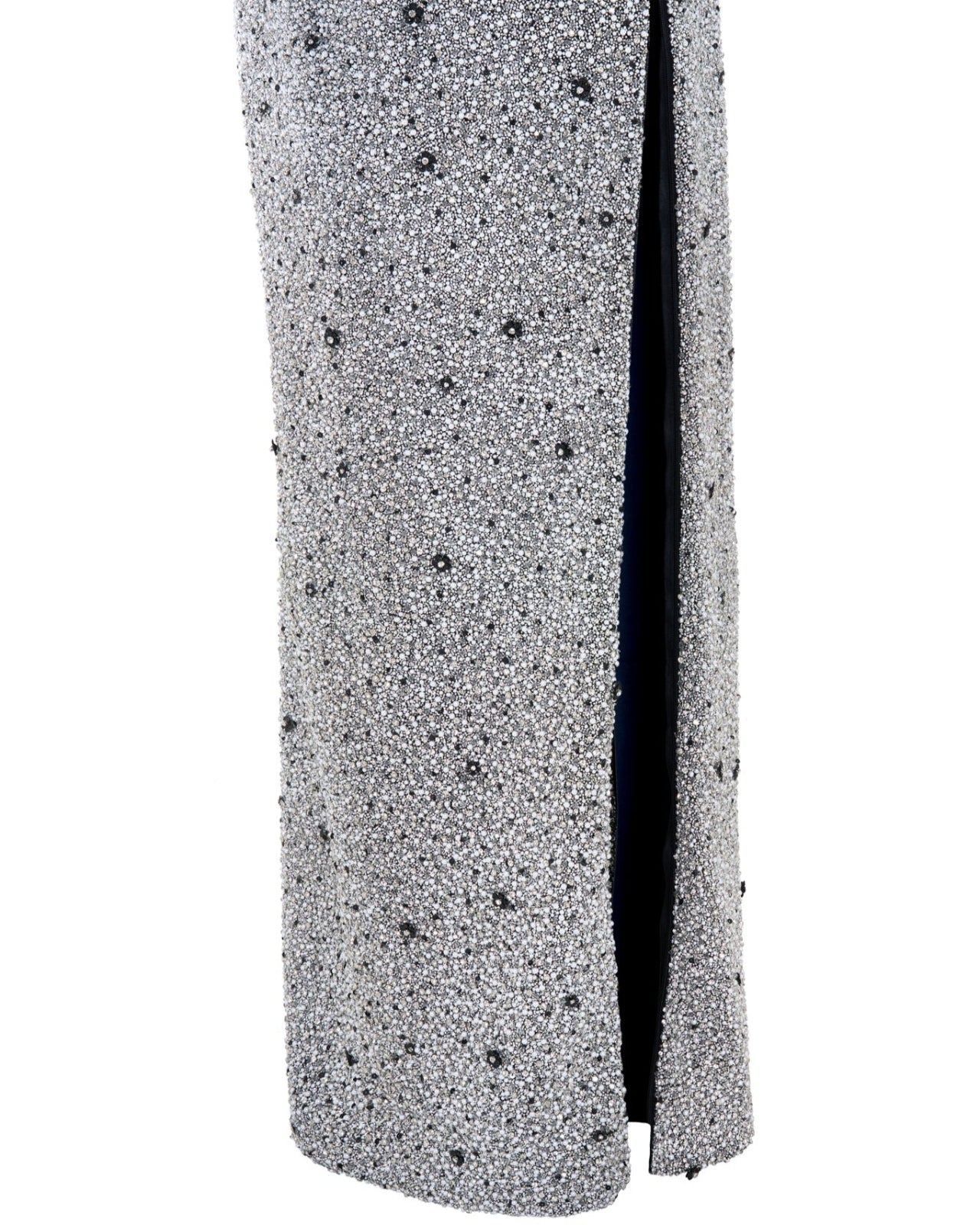 Luster Gown with Glass Beading