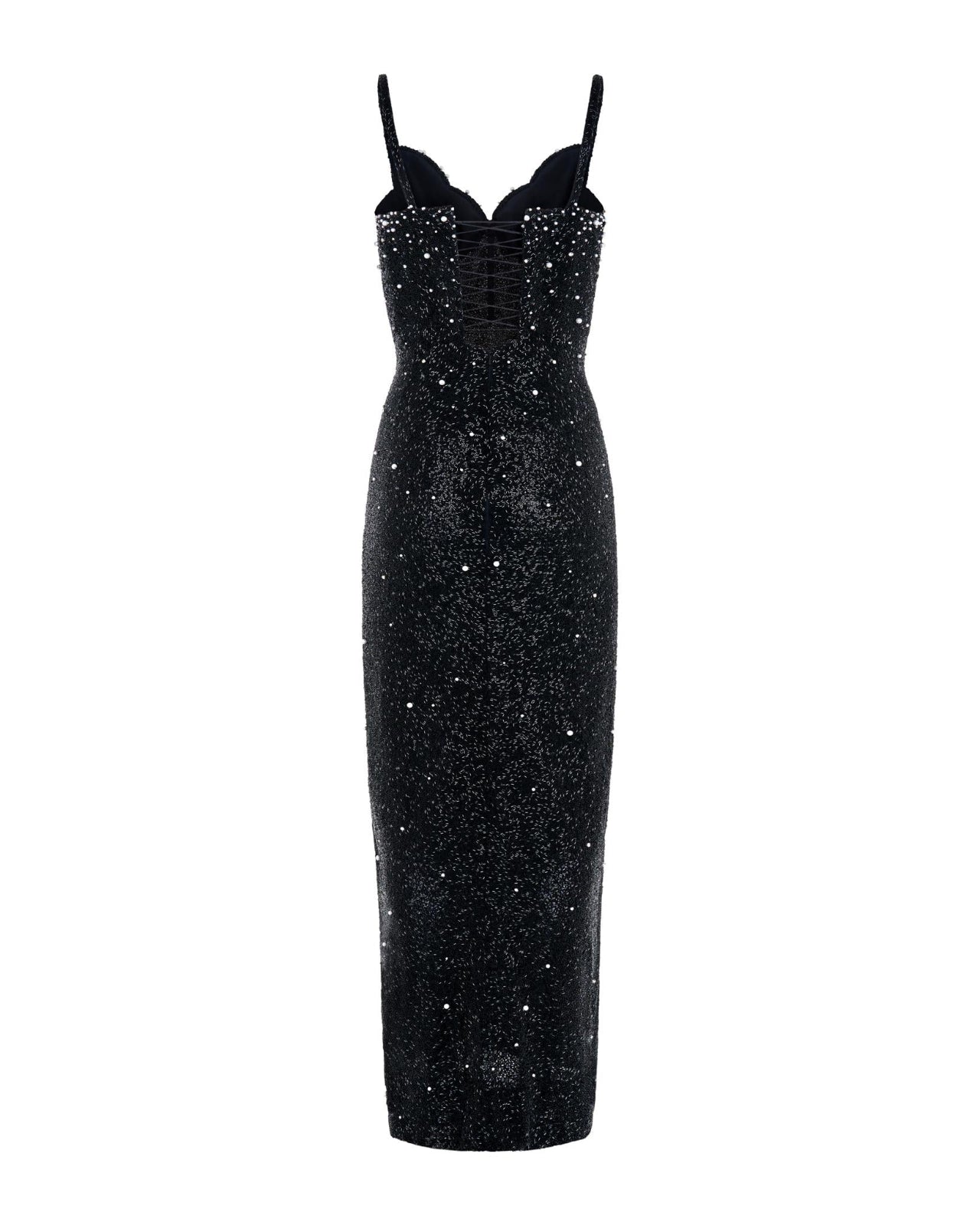 Starry Night Gown with Pearls