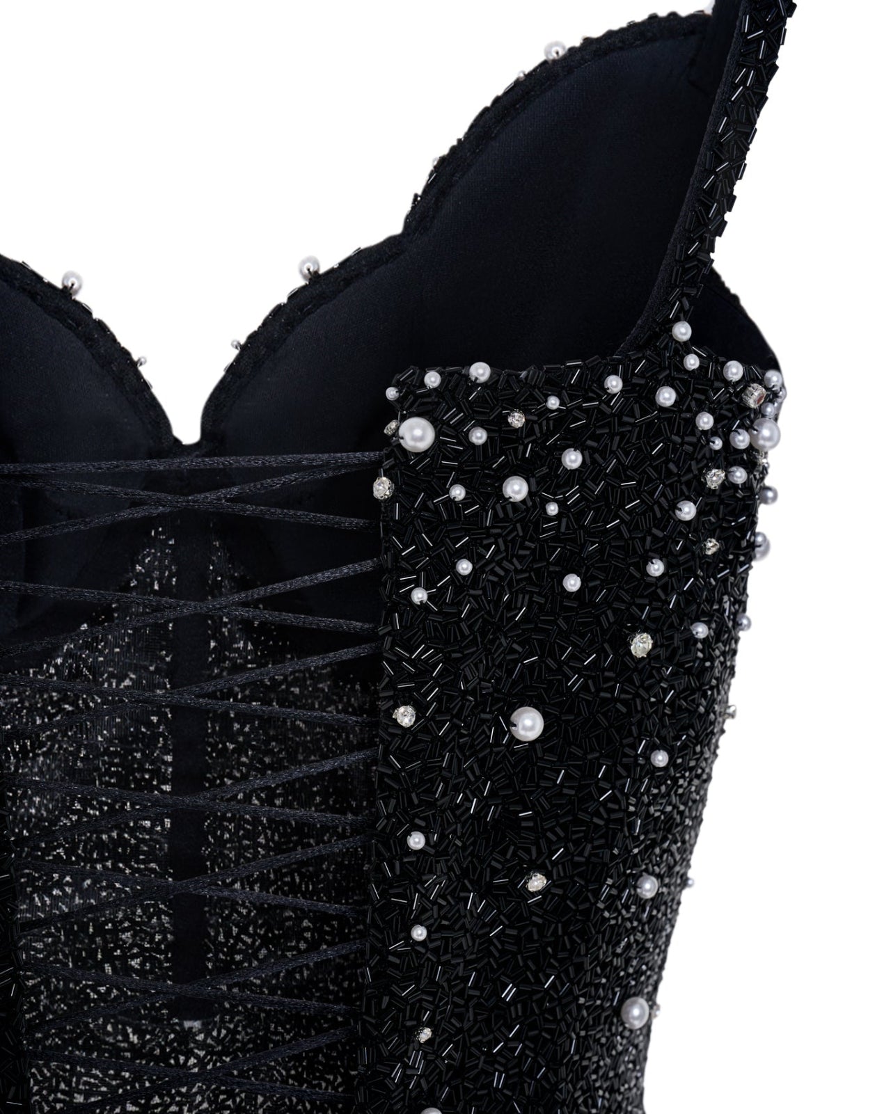 Starry Night Gown with Pearls