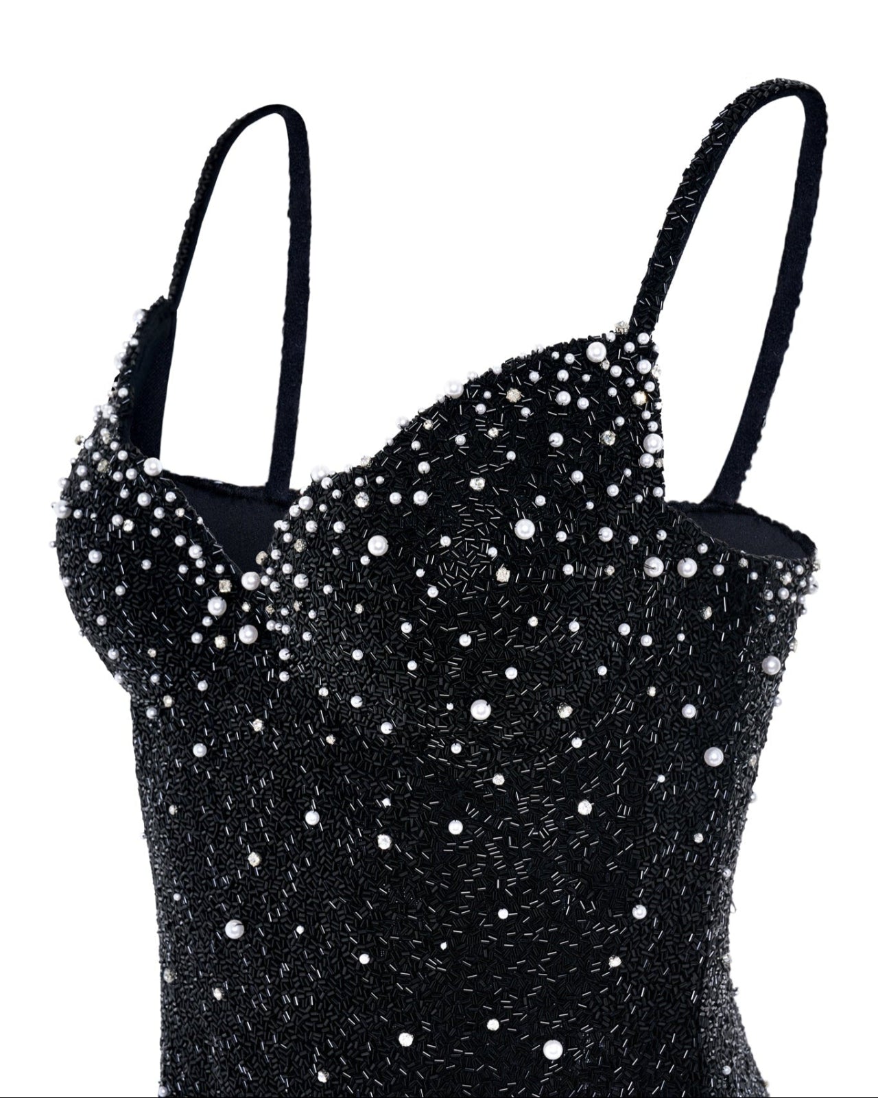 Starry Night Gown with Pearls