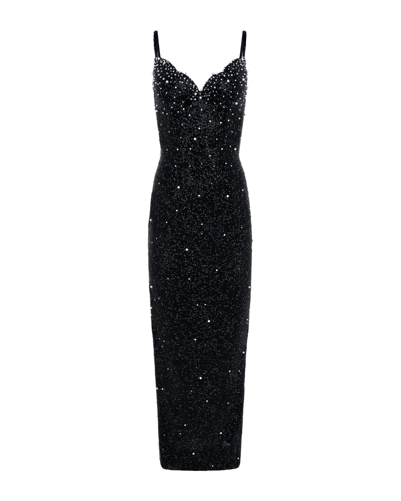 Starry Night Gown with Pearls