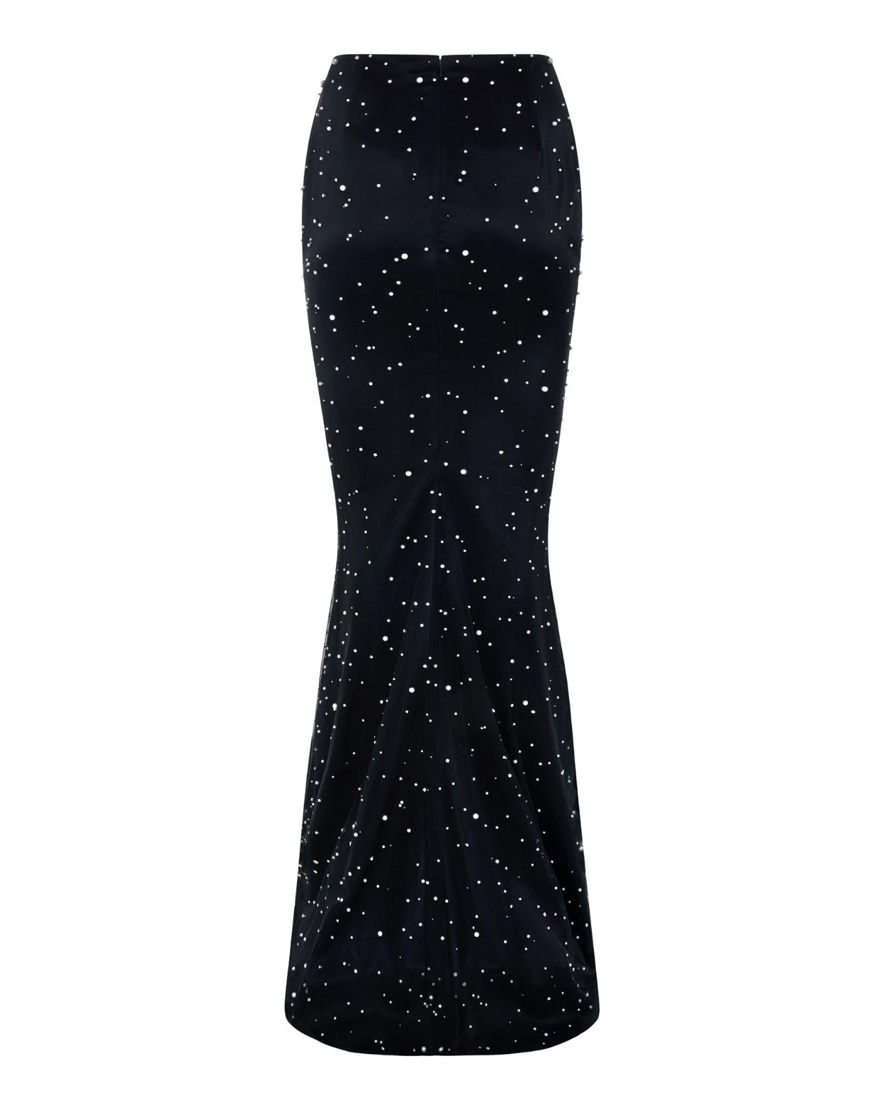 Starry Night Mermaid Skirt in Silk