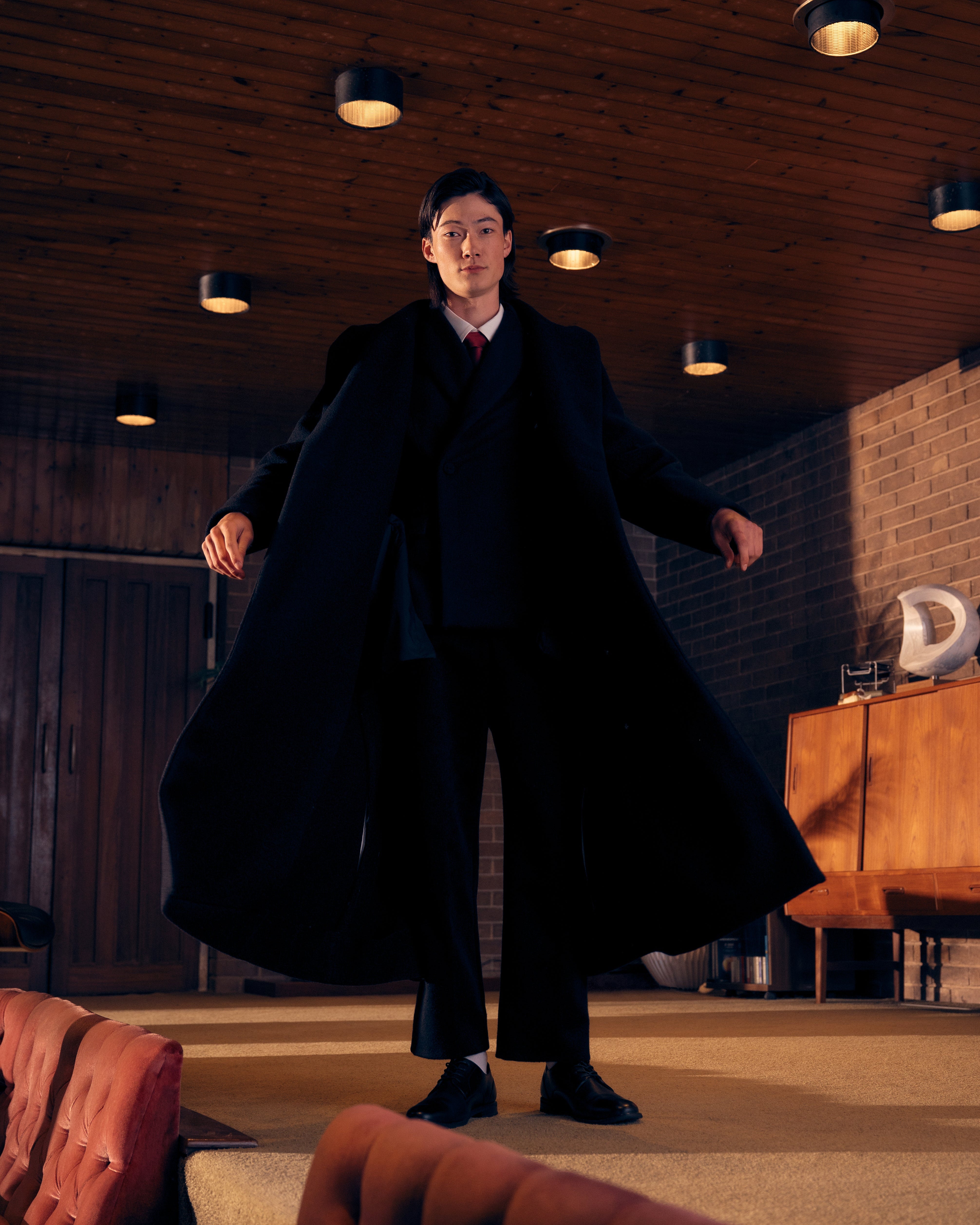 Midnight Coat in Wool